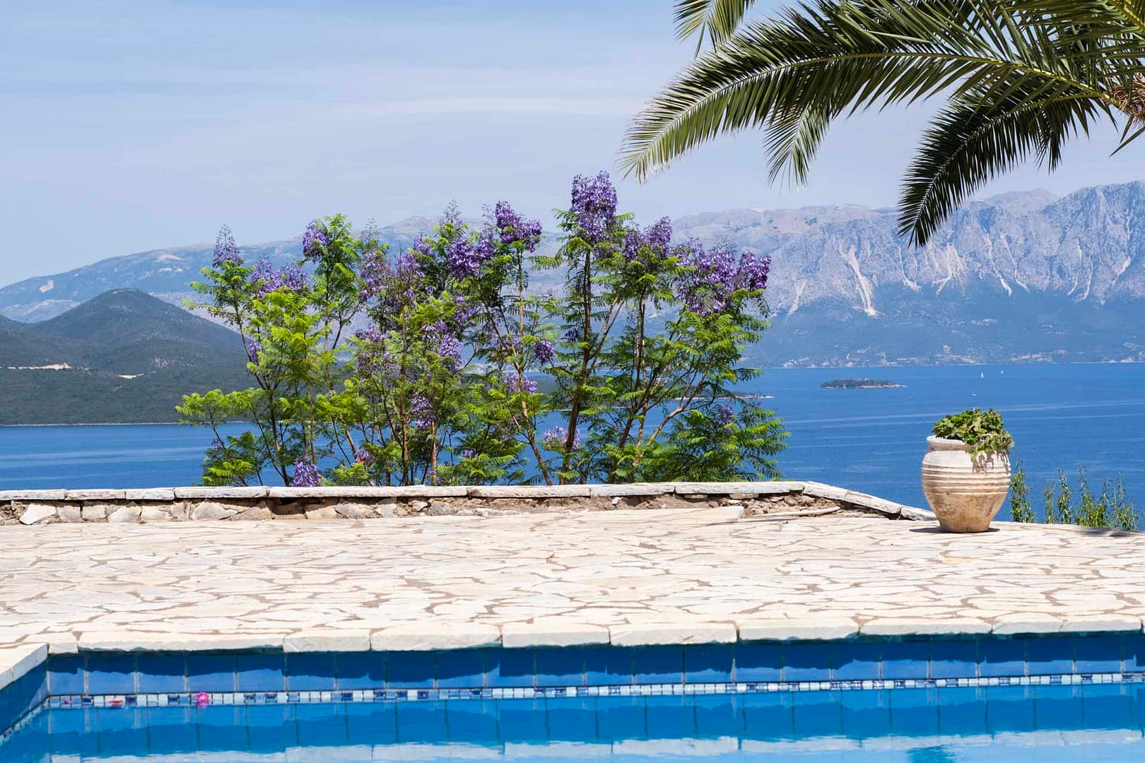 magnificent views of Lefkada East Coast sea front