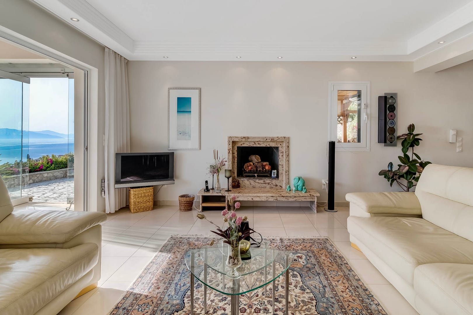 the fireplace can be enclosed and made into a log burner