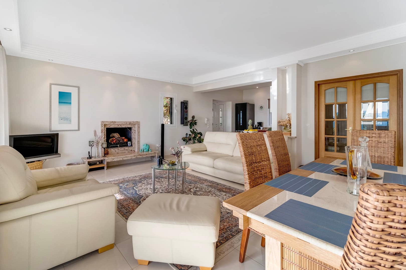 view of the whole living area at the ground floor