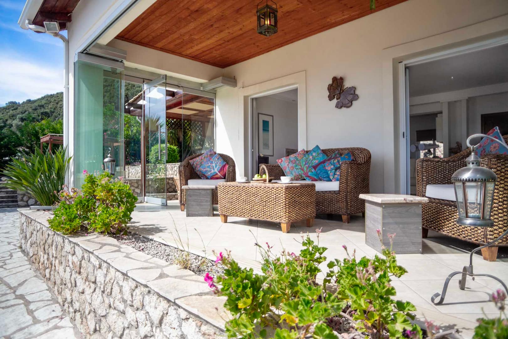 you will love being on the glass veranda any time of the year